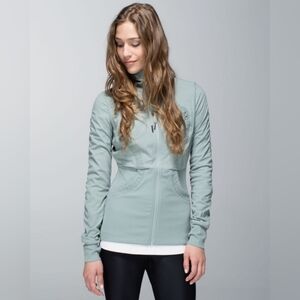 NWT - RARE! Lululemon Athletica Sage-Mint Dance Studio Jacket III, Size 12